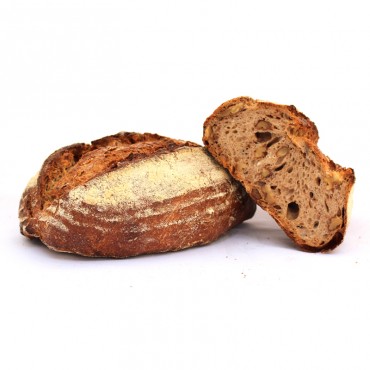 Pan de centeno y nueces 450g ,panaderos artesanos en Barcelona online